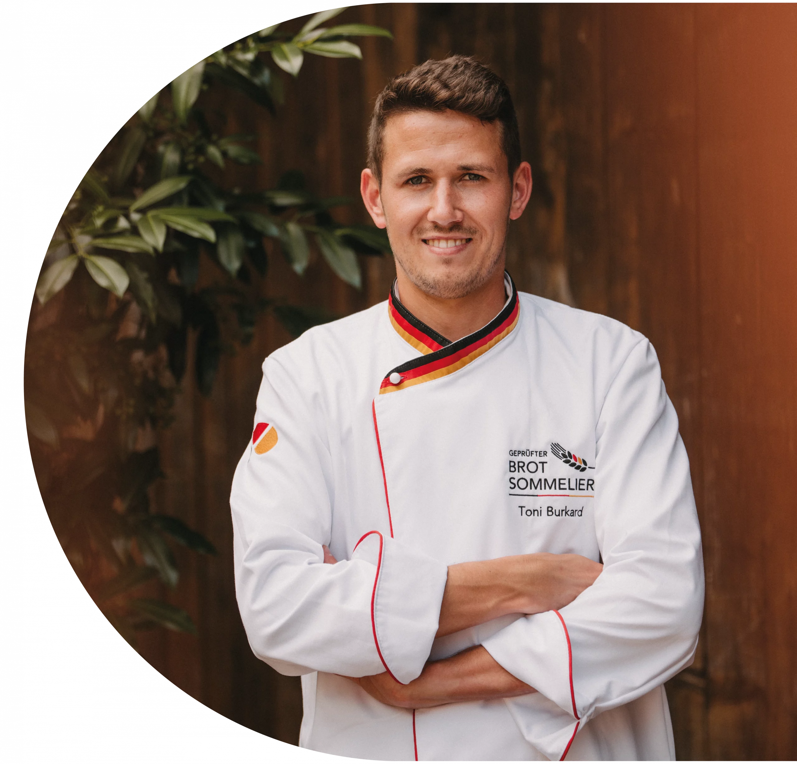 Ein Portrait von Toni Burkard als Brotsommelier.